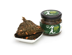 Pickled Barley Sprout and Perilla Leaves in Bean Paste