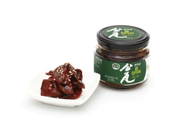 Pickled Barley Sprout and Persimmon