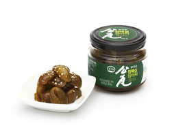 Pickled Barley Sprout and Green Plums